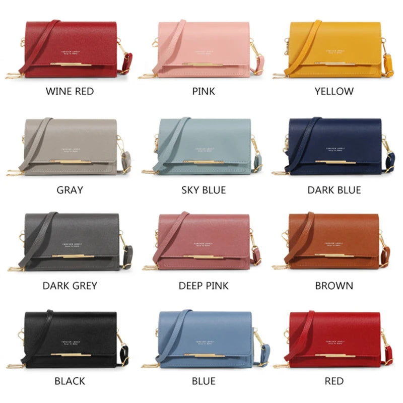 Korean Style Women’s Handbag – Large Capacity Casual Shoulder Bag with Mobile Compartment