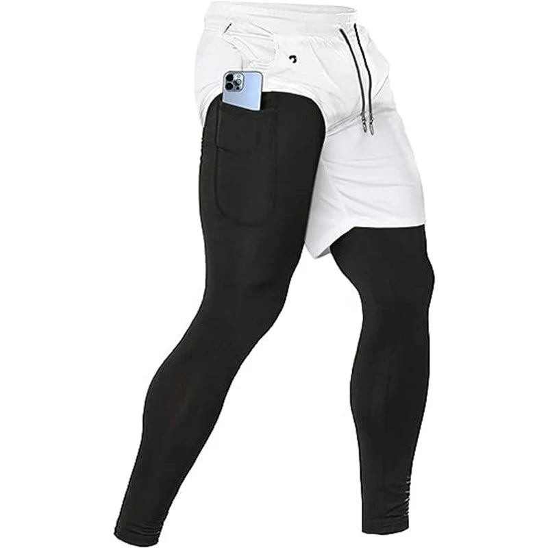 Men’s Sports Pants – 2-in-1 Training & Running Joggers