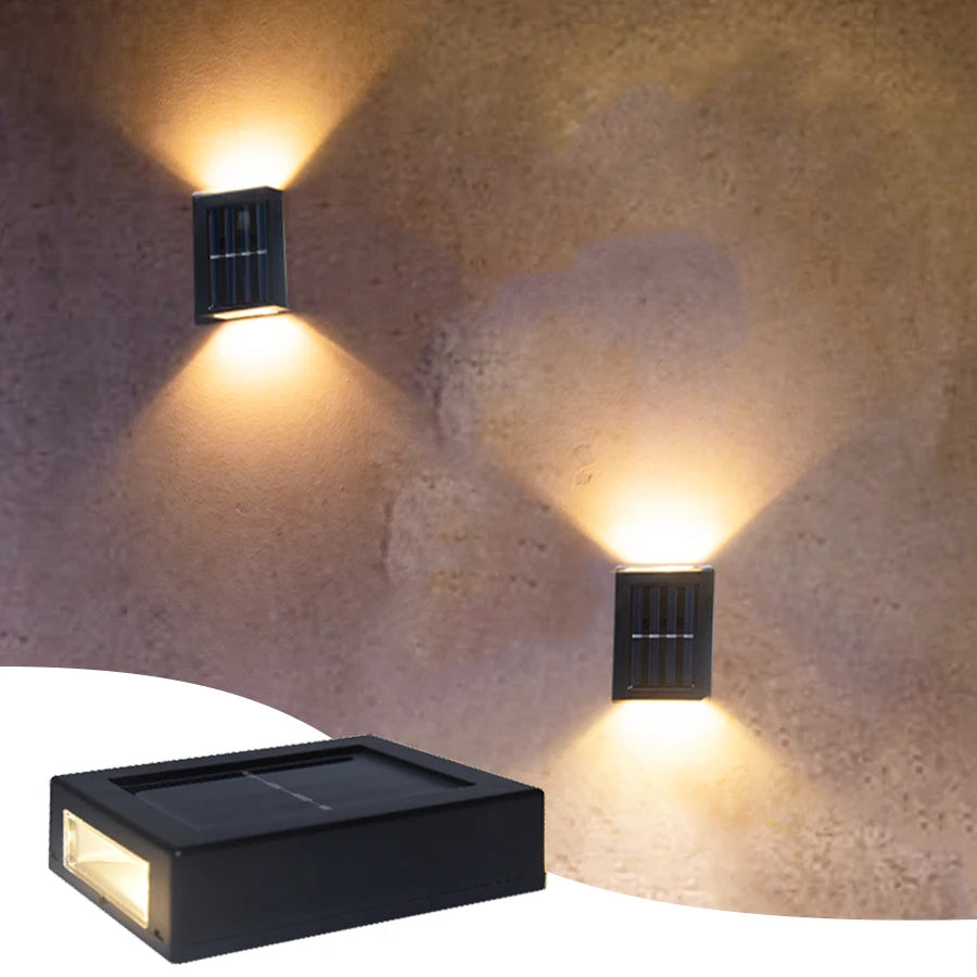 Outdoor Solar Wall Light – Waterproof Up & Down LED for Garden, Patio & Porch