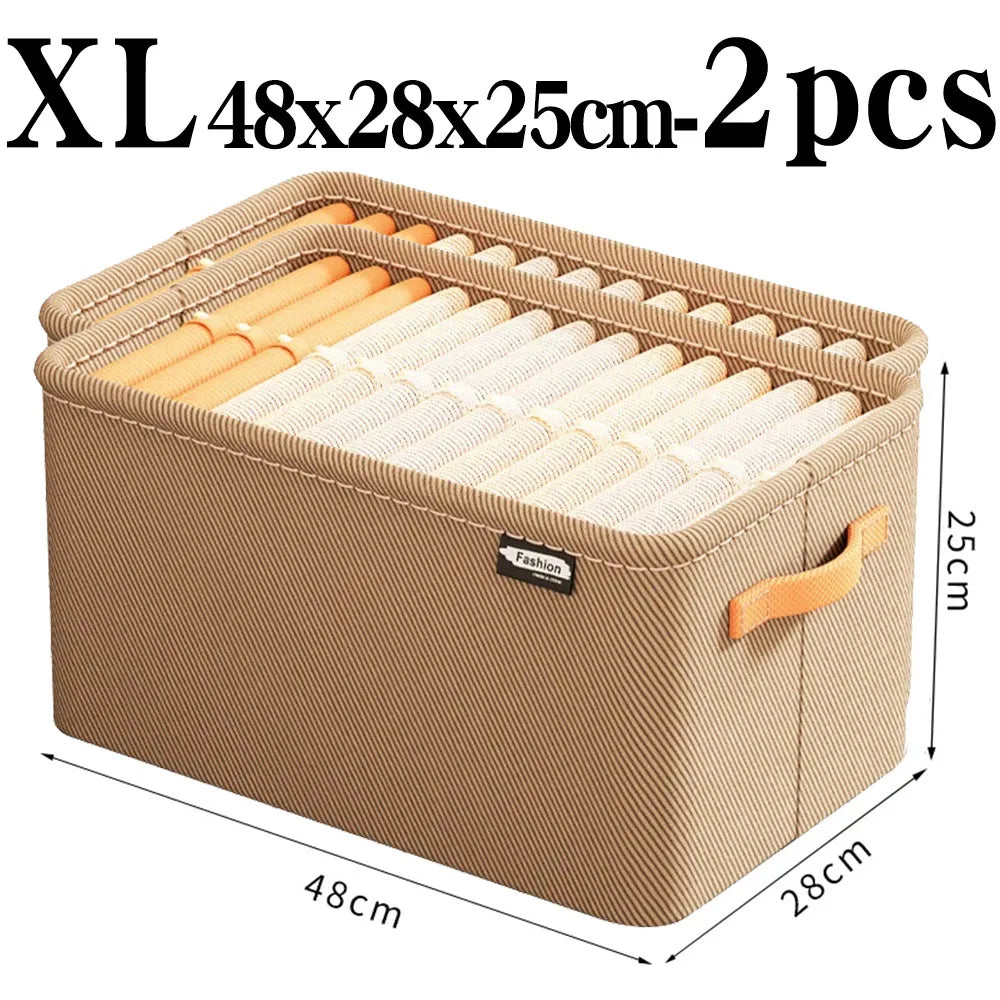 Foldable Thick Clothes Organizer – Dustproof Storage Bag for Sweaters, Pants, and Bedding