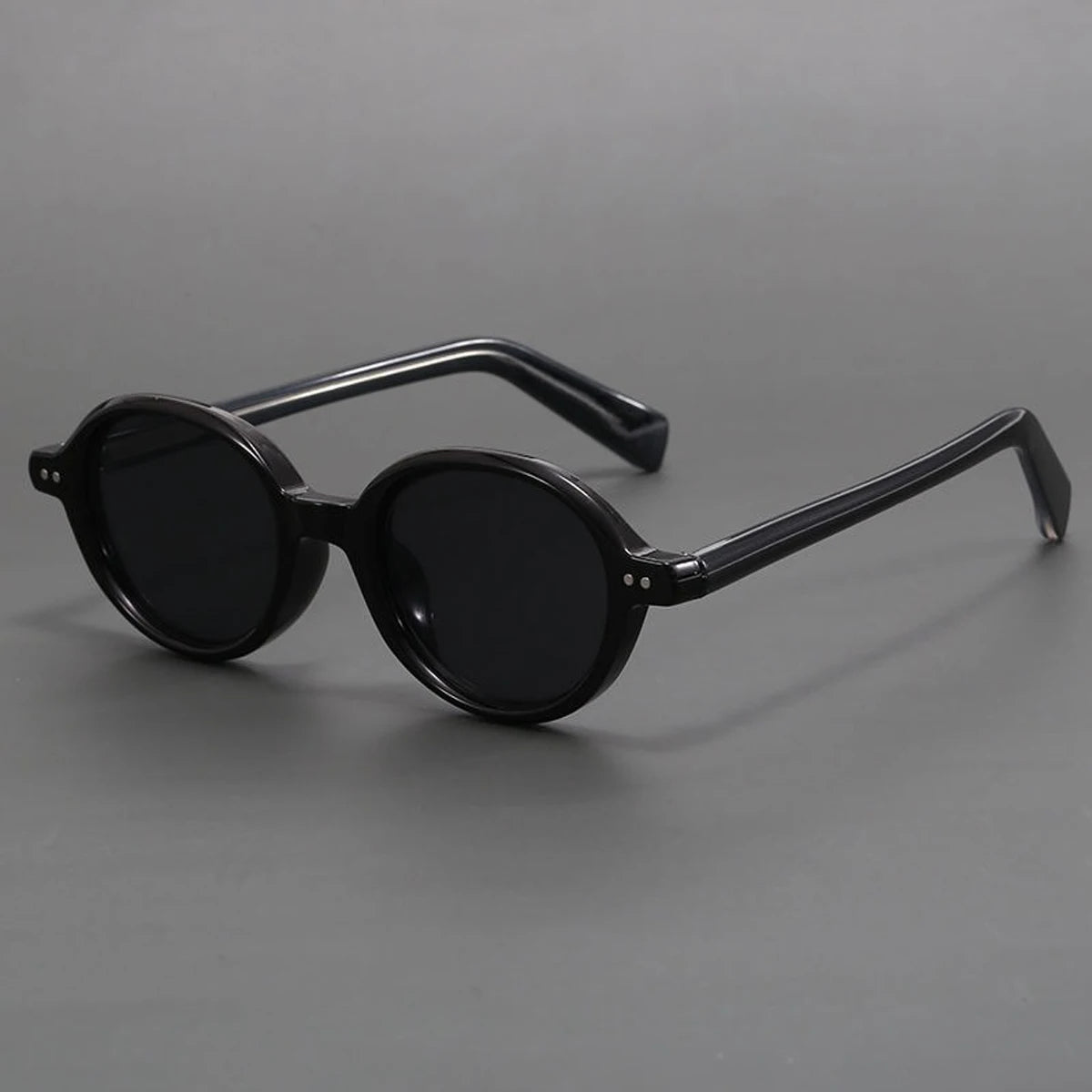 WENID Polarized Small Round Oval Sunglasses – Japanese Style TR90 Acetate, Retro Fashion for Men & Women