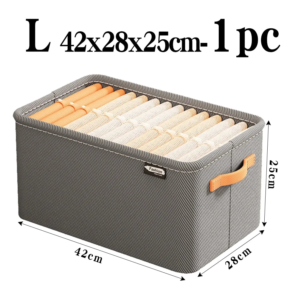 Foldable Thick Clothes Organizer – Dustproof Storage Bag for Sweaters, Pants, and Bedding