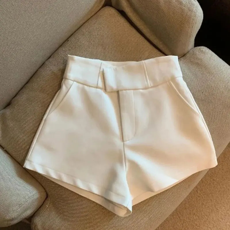 Mooyufon Women’s High-Waist Black Shorts
