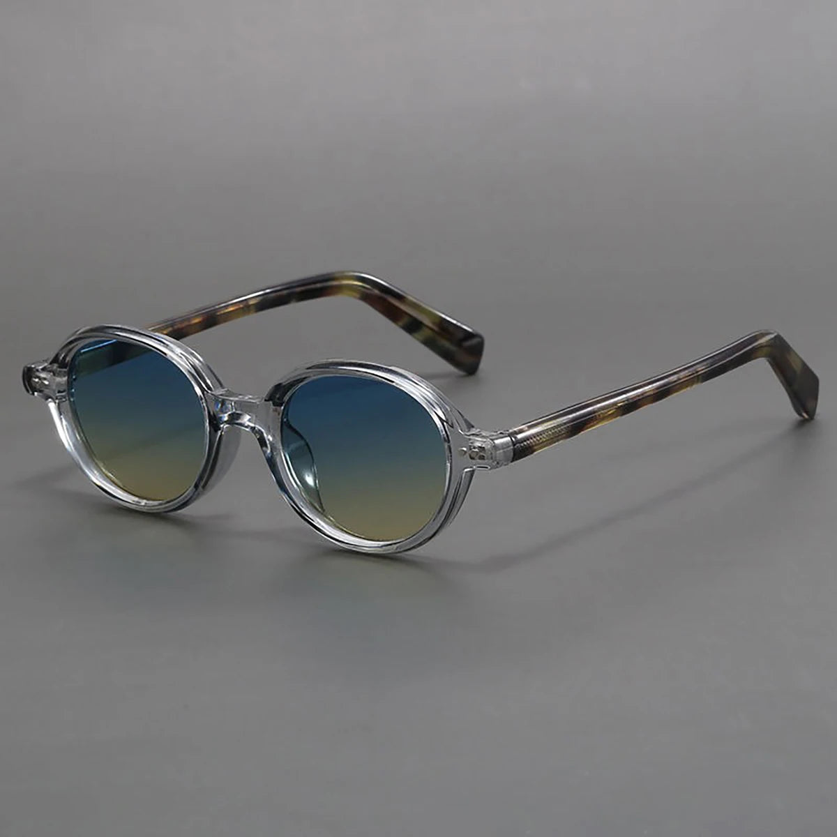 WENID Polarized Small Round Oval Sunglasses – Japanese Style TR90 Acetate, Retro Fashion for Men & Women