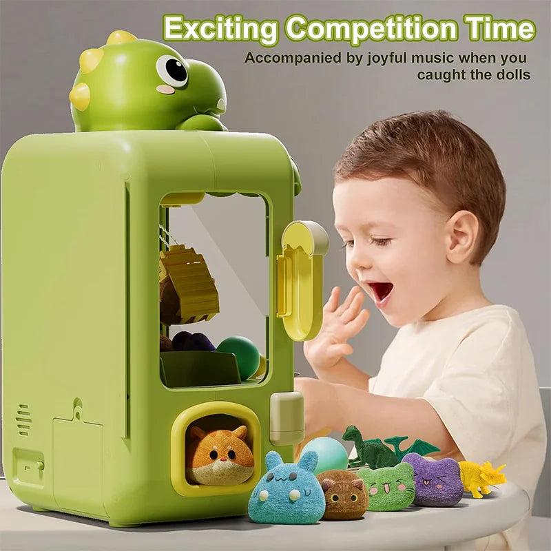 Dinosaur Claw Machine Electronic Arcade Toy for Kids