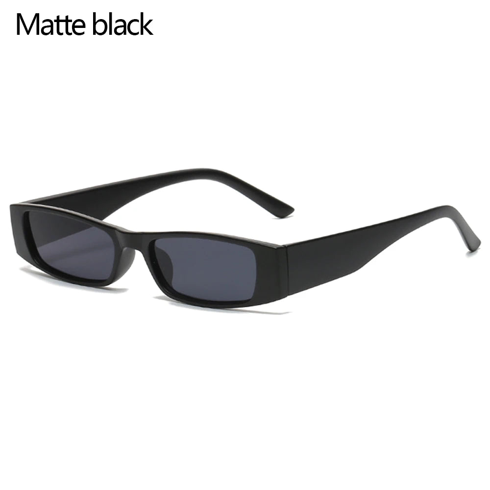 Retro Rectangle Sunglasses – Unisex Vintage Style